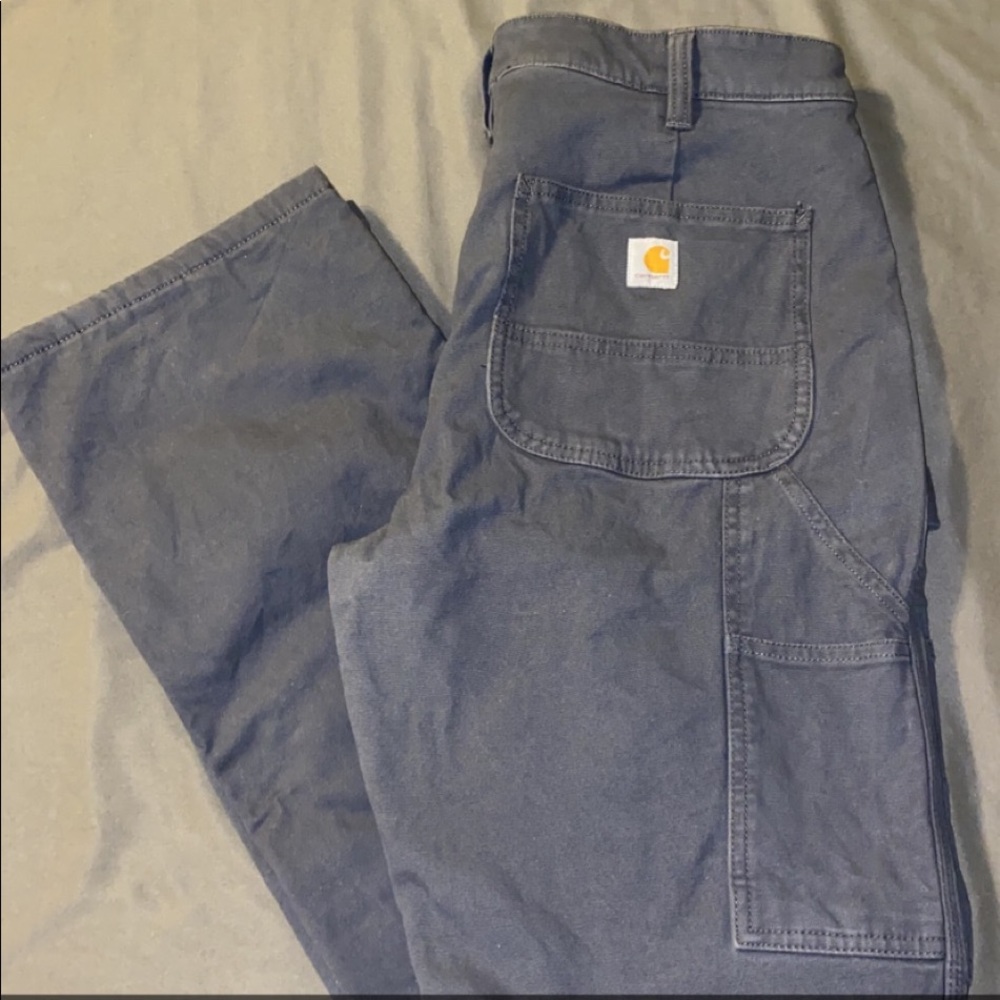 Womens original fit carhartt fleece lined pants